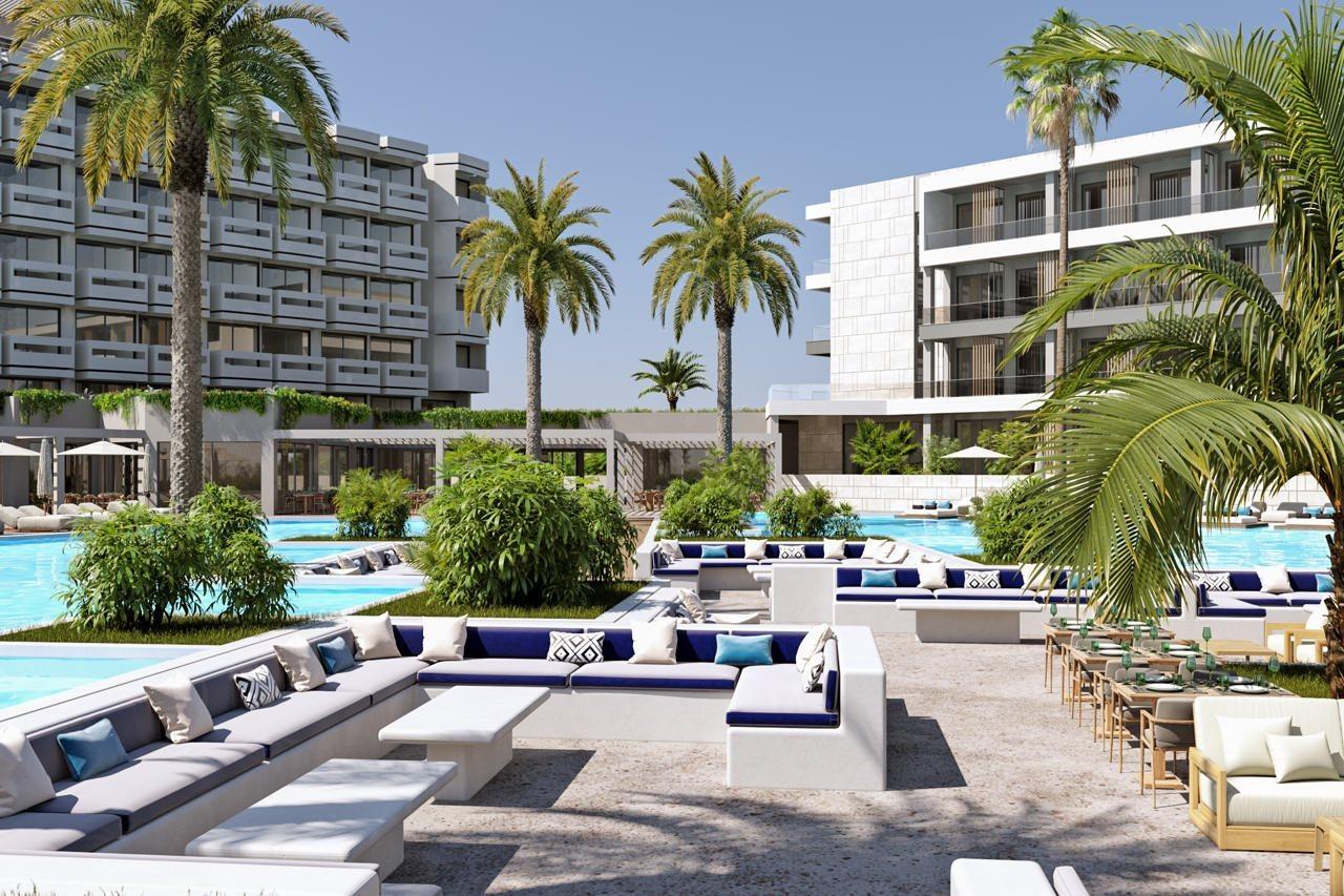 Electra Palace Rhodes Ialysos (Rhodes) Exterior foto The resort's pool area