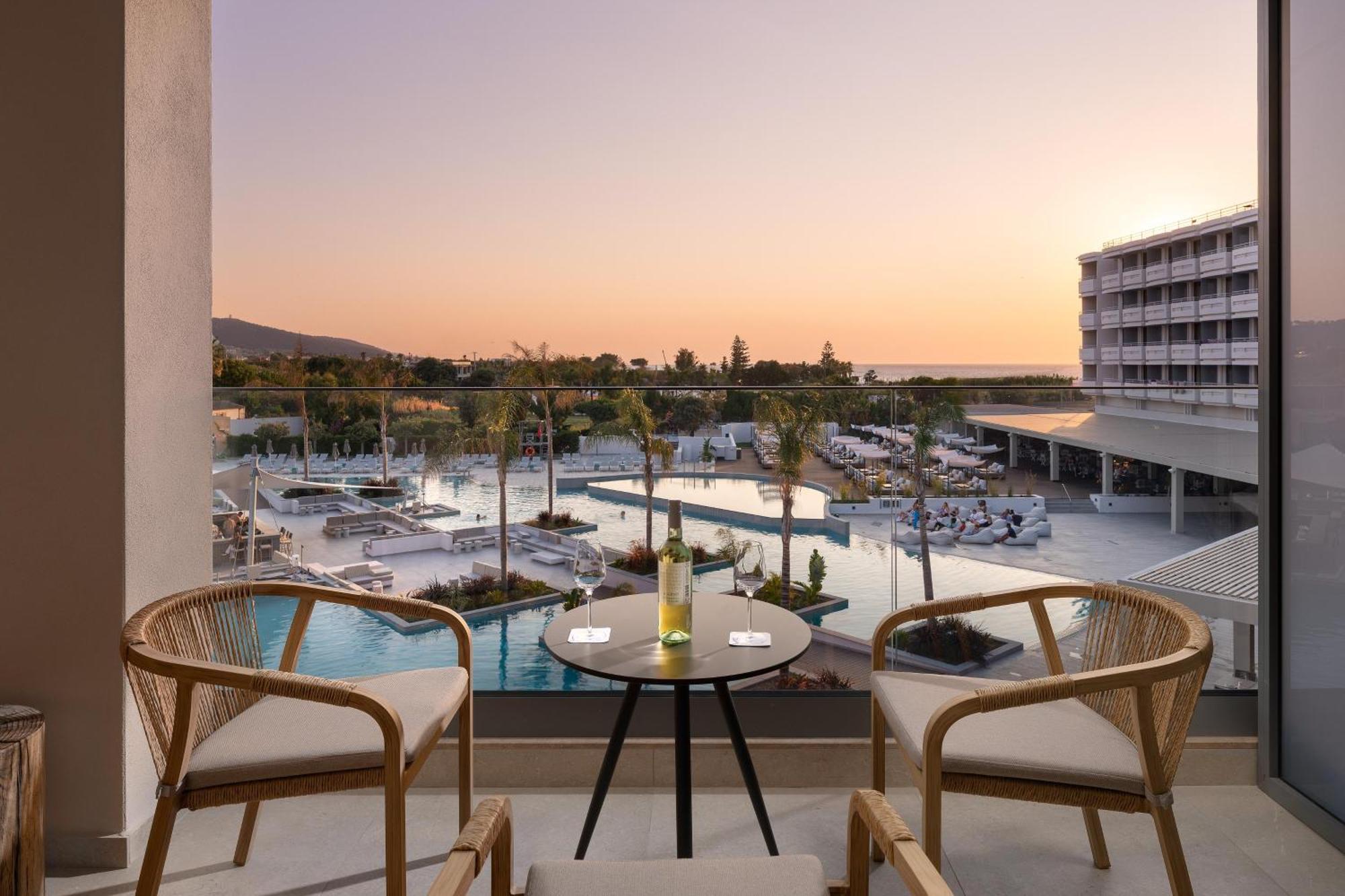 Electra Palace Rhodes Ialysos (Rhodes) Exterior foto View from a room at the hotel